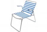 Кресло-шезлонг Ника 1 (К1/СБ сине-белый)