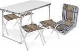 Комплект Ника ССТ-К3 стол+4стула метал