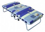 Раскладушка детская с матрасом кровать ортопедическая САША КТР-1ЛПК