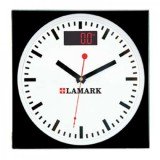 LAMARK LK-1993 BK Электронные напольные весы-часы до 150 кг